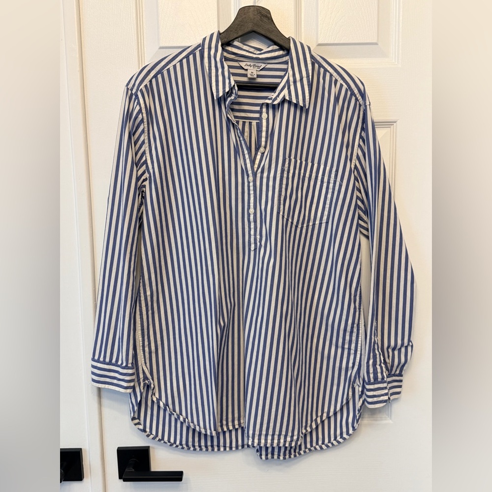 Lucky Brand pinstripe tunic